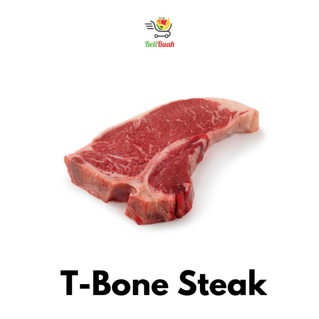 

T Bone Beef Steak Premium AU / Daging Sapi Steak T Bone 1 kg