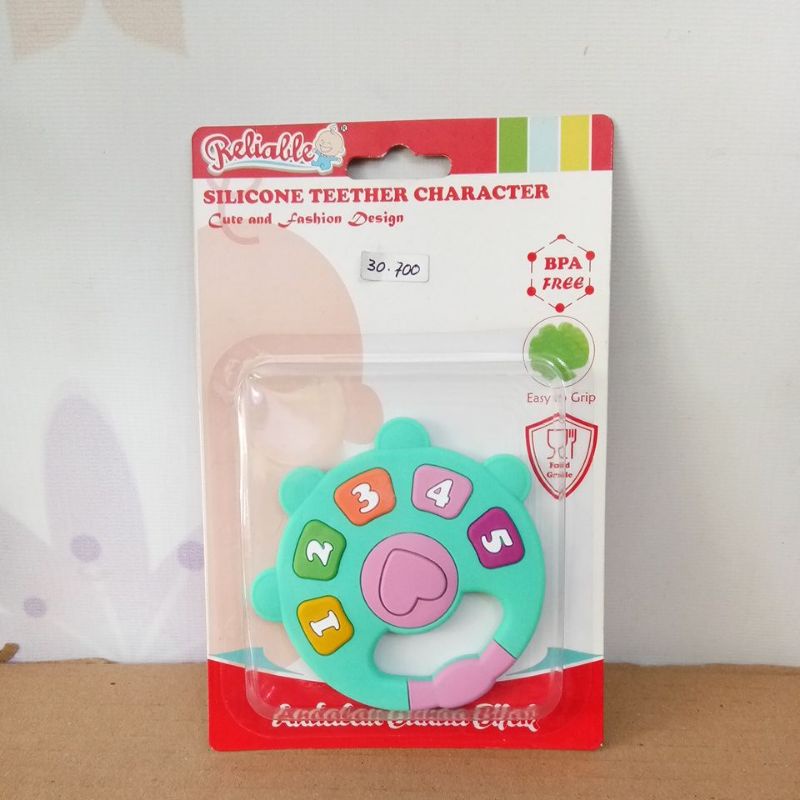 RELIABLE SILICONE TEETHER CAHRACTER RAC-8899