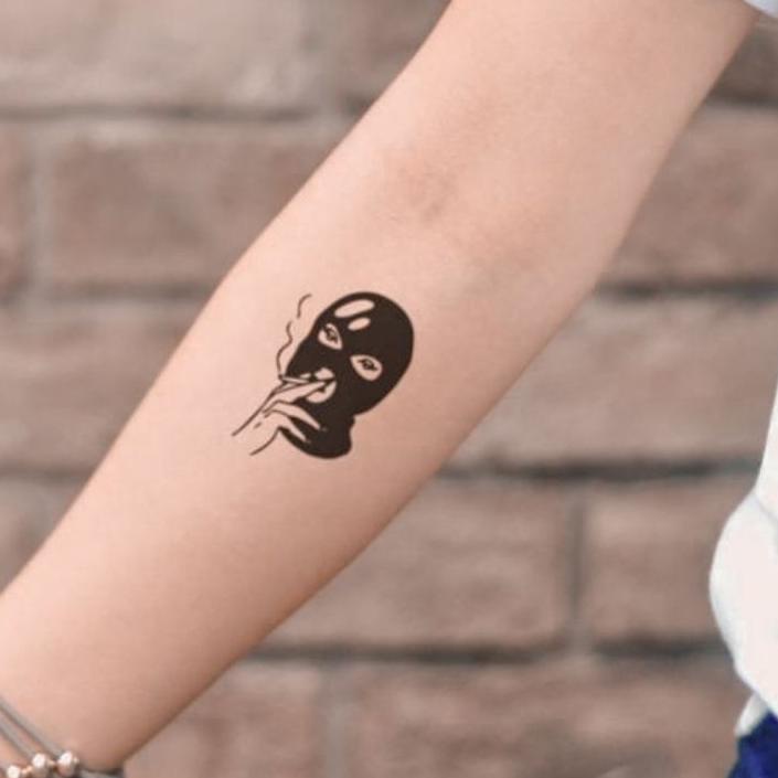 ☄️Harga Baru Tato Temporer/Stiker Tato Minimalis - MALKO - Tato topeng Tato kartun Tato minimalis Ta