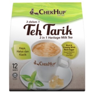 

Chek Hup Teh Tarik 3 in 1 12 sachets x 40gr – Rich & Creamy Malaysia