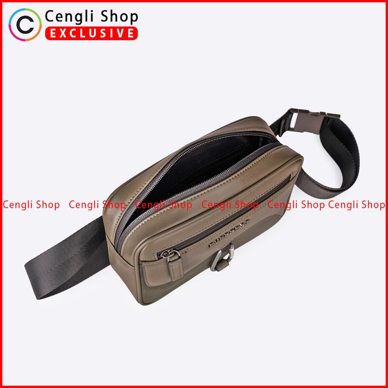 SLING WAIST BAG EVERBEST TAS SELEMPANG PINGGANG PRIA TERBARU ORIGINAL SMALL EVE-FIEL HIJAU