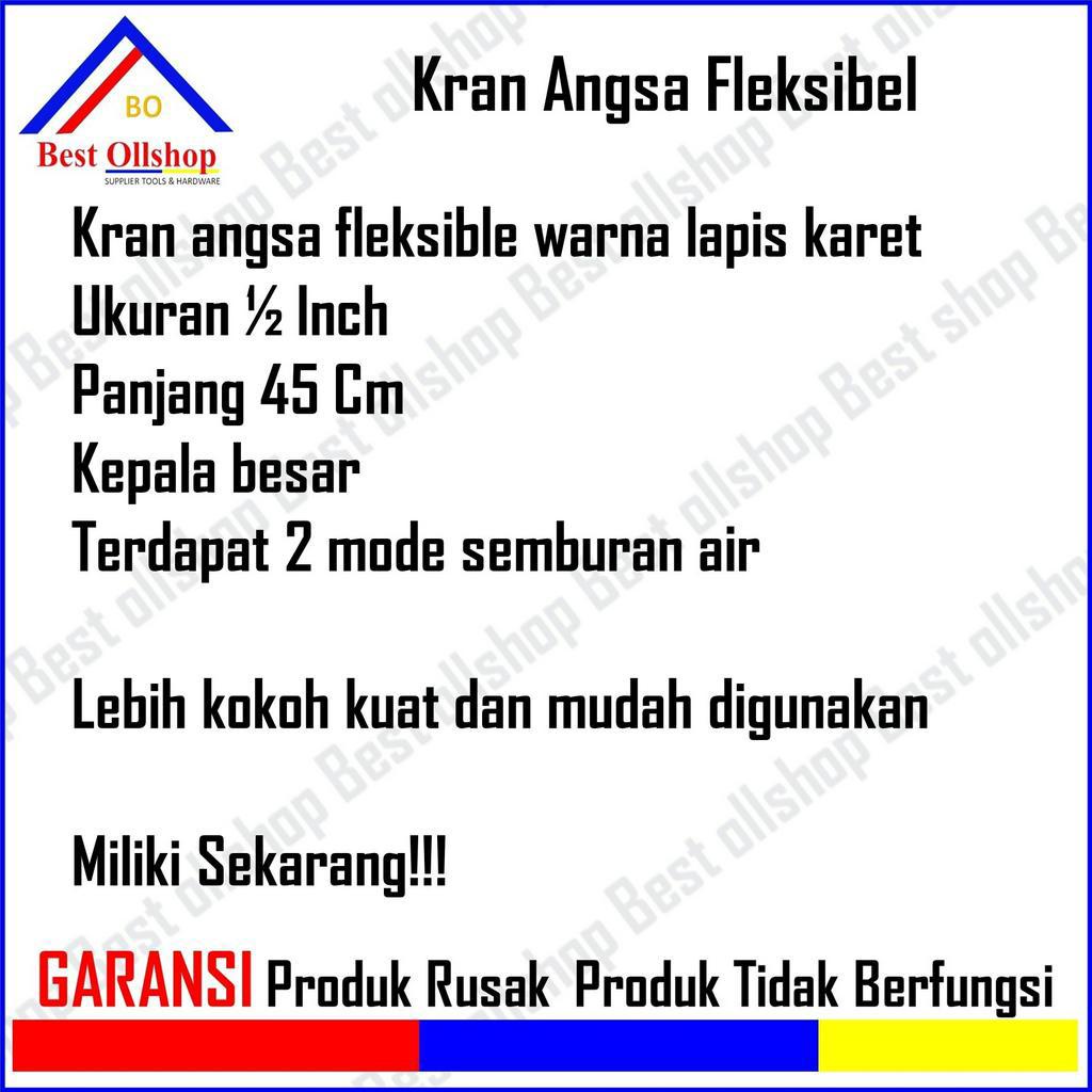 Kran Angsa Dapur Fleksibel Flexible 1/2 Inch / Keran Air Angsa Fleksibel 2 Mode / Keran Cuci Piring Angsa / Kran Sink Dapur Fleksibel