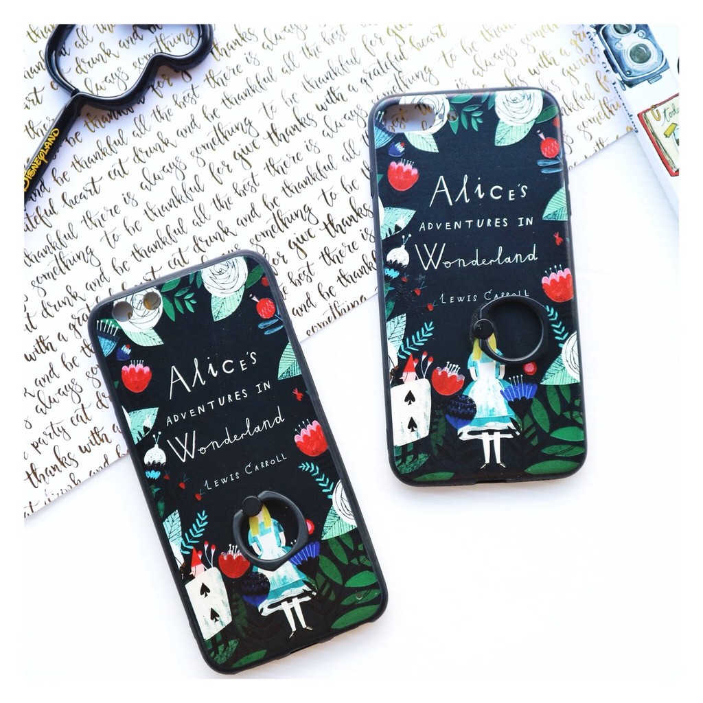 OPPO F1S ALICE ADVENTURE IN WONDERLAND RING CASE HARDCASE