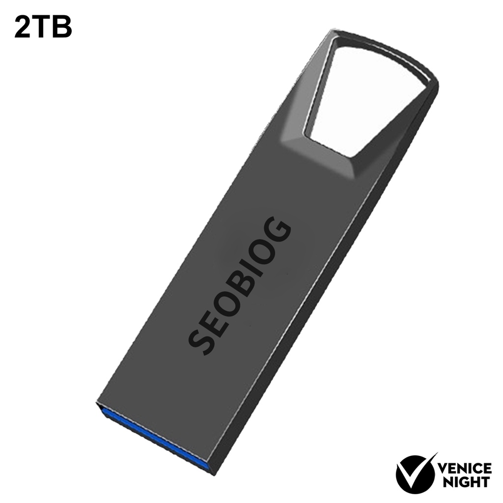 (SF) Seobiog Flashdisk Usb 3.0 Kapasitas 1T 2T Bahan Metal Tahan Suhu Tinggi