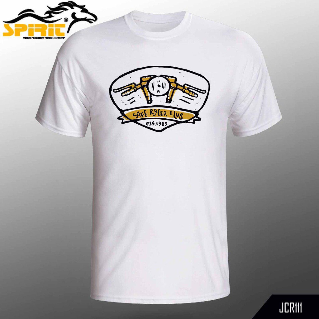 BAJU KAOS DISTRO PRIA WANITA MOTOR CUSTOM KAOS  CAFE RACER ALL COLOR ALL SIZE