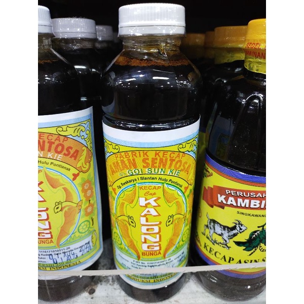 

Kecap Asin cap Kalong dari Pontianak 350ml botol plastik