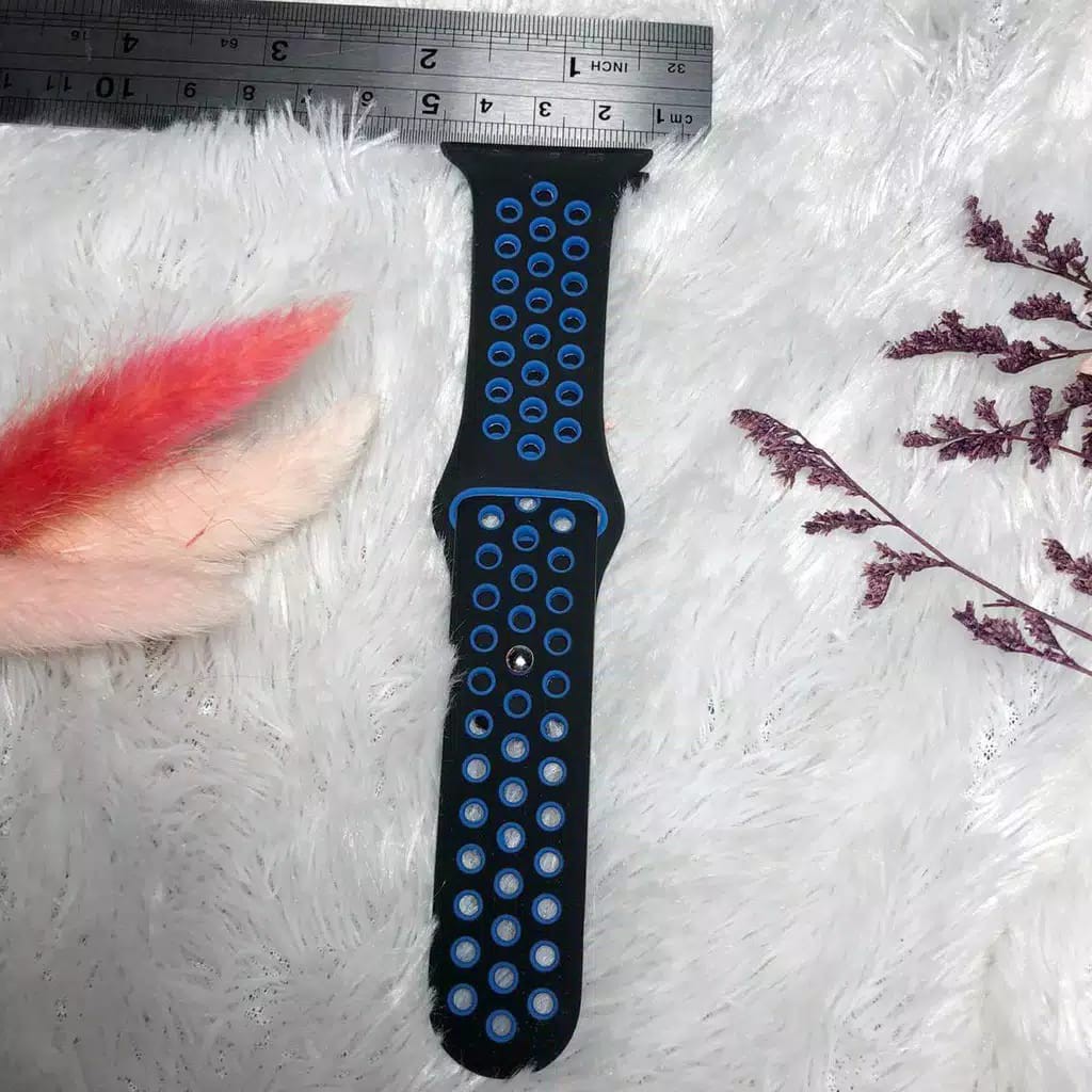 Smartwatch Bluetooth Call Layar Sentuh Jam Olahraga Type T-55-TALI T55-HITAM BIRU