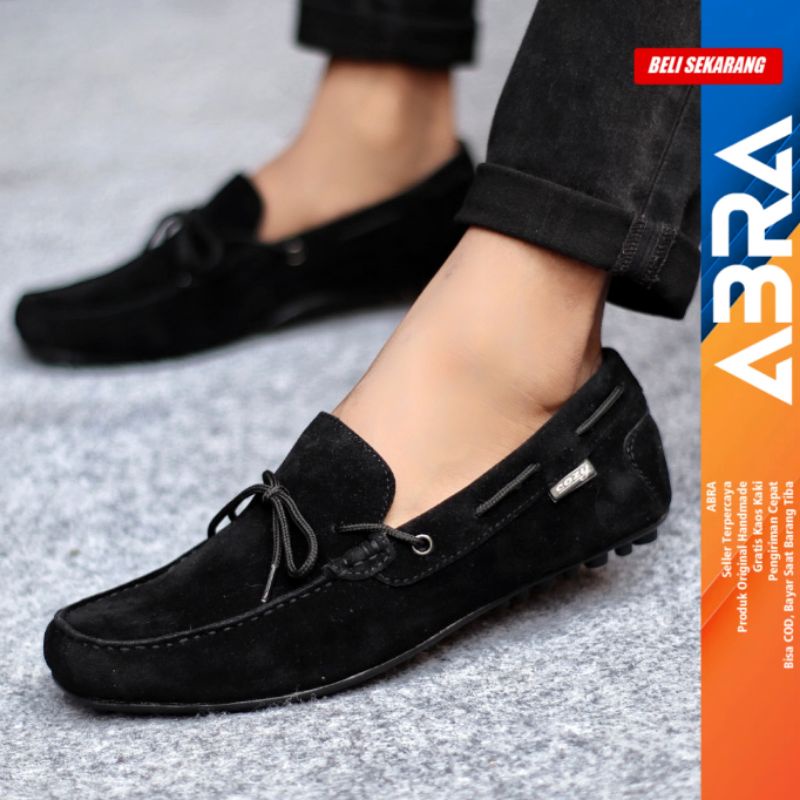 Sepatu Slip On Casual Pria Sepatu Santai Original ABRA