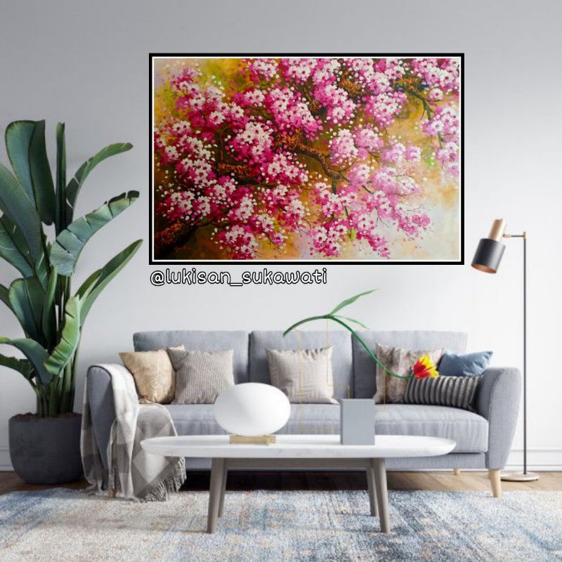Lukisan Bunga Sakura