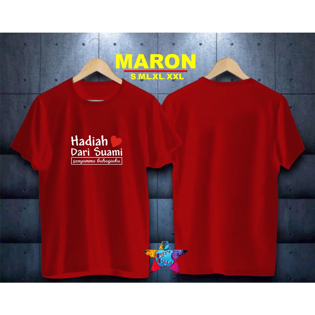 COD/ KAOS HADIAH DARI SUAMI/KAOS KATA KATA/KAOS TULISAN/KAOS HITS/KAOS KEKINIAN//KAOS KATA KATA VIRAL 2021/KAOS SANTRI/SANTRIWATI/KAOS HITS 2021/KAOS BERGAMBAR /KAOS TULISAN/KAOS EKSPRESI/KAOS PRIA /TSHIRT PRIA DAN WANITAAN /KAOS MURAH / KAOS KATUN 30S