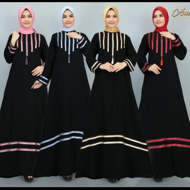 ABAYA ANITA JETBLACK ORIGINAL