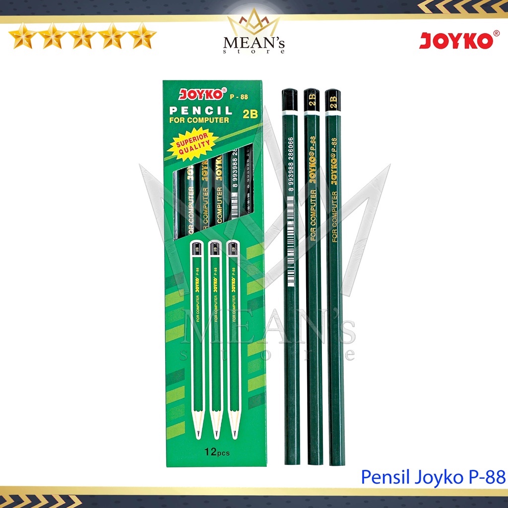 

Pensil Joyko 2B P88 Hijau / Pensil Joyko Murah Terlaris