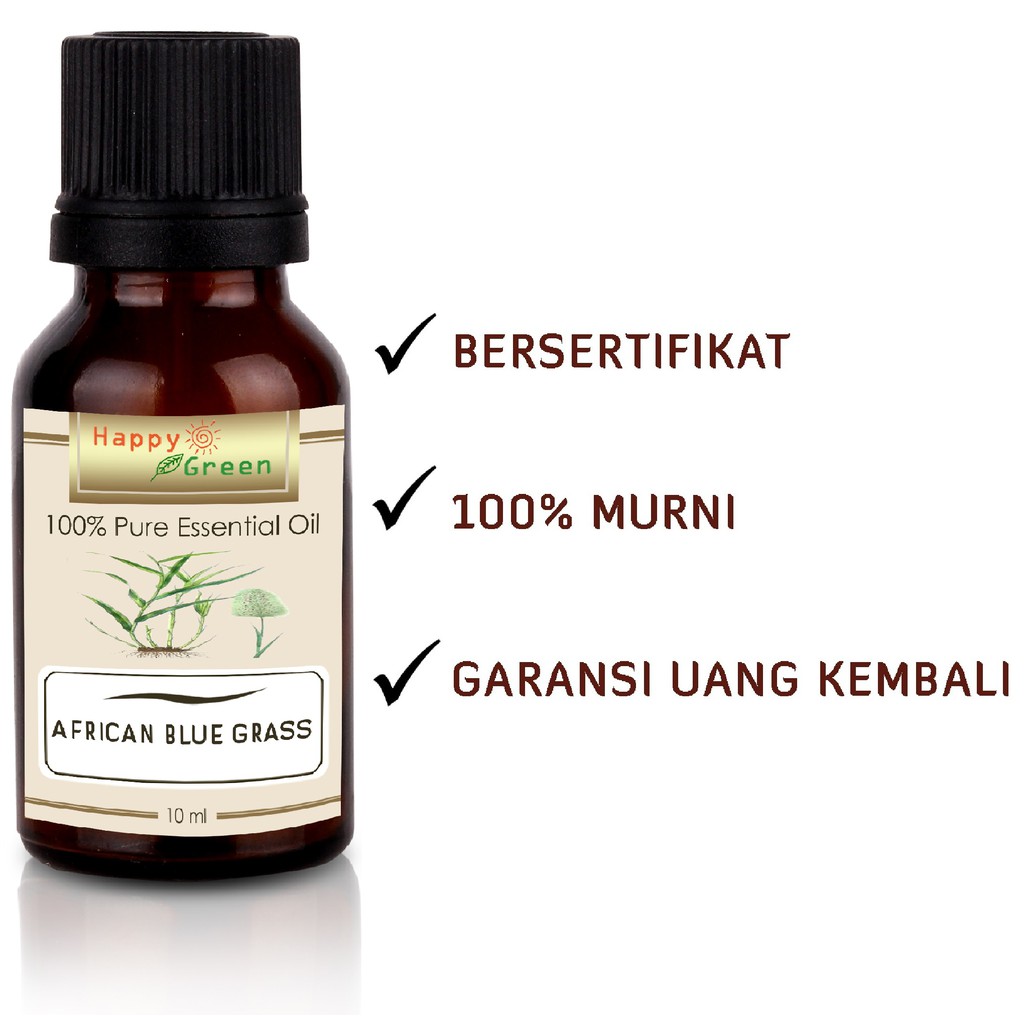 Happy Green African Bluegrass Essential Oil (5 ml) - Minyak Validus