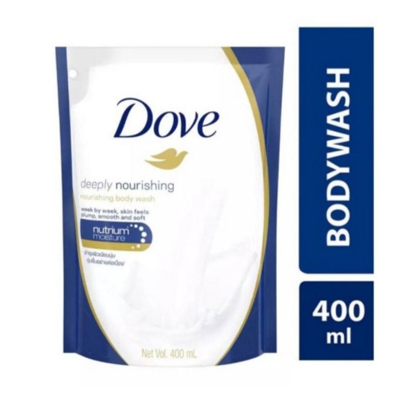 Jual Dove Body wash Deeply Nourishing Pouch 400ml Shopee Indonesia