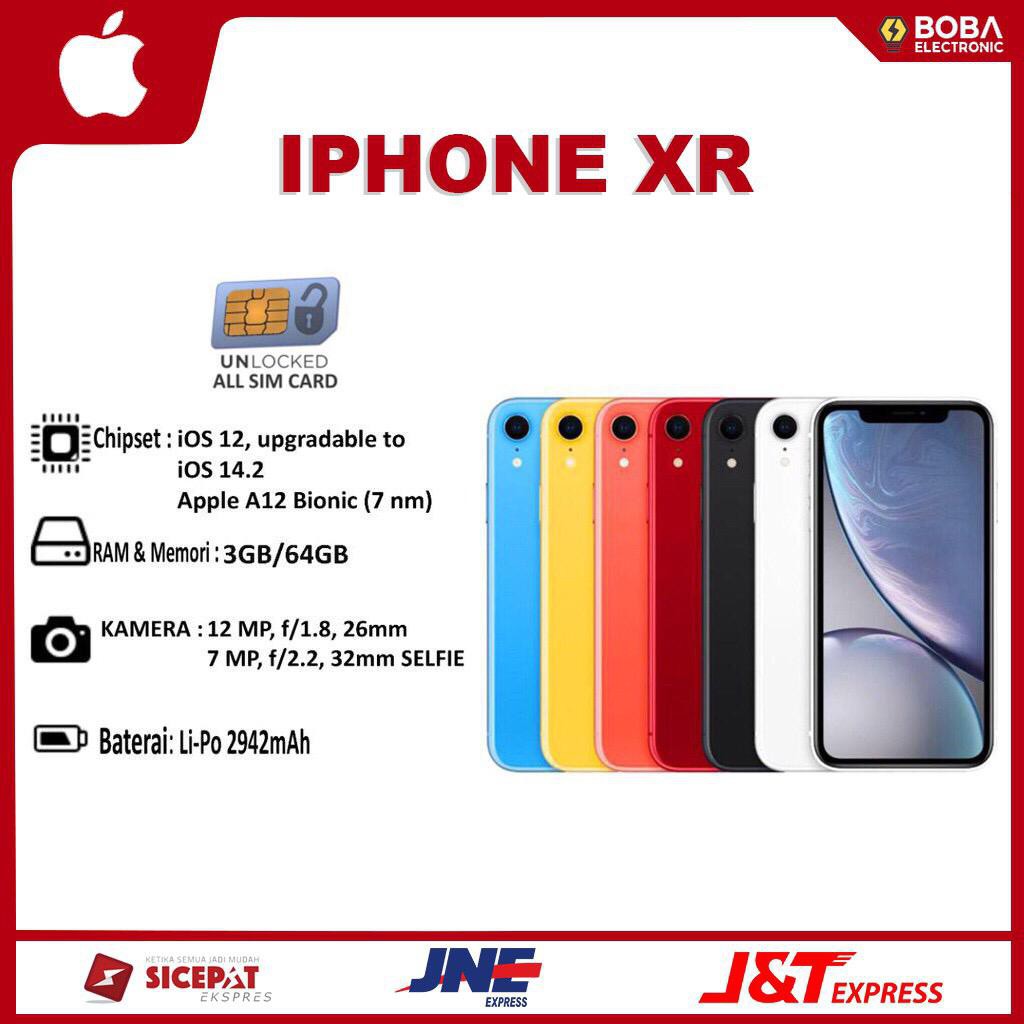 IPHONE XR 64GB / 128 GB SECOND FULLSET ORIGINAL UNLOCK ALL