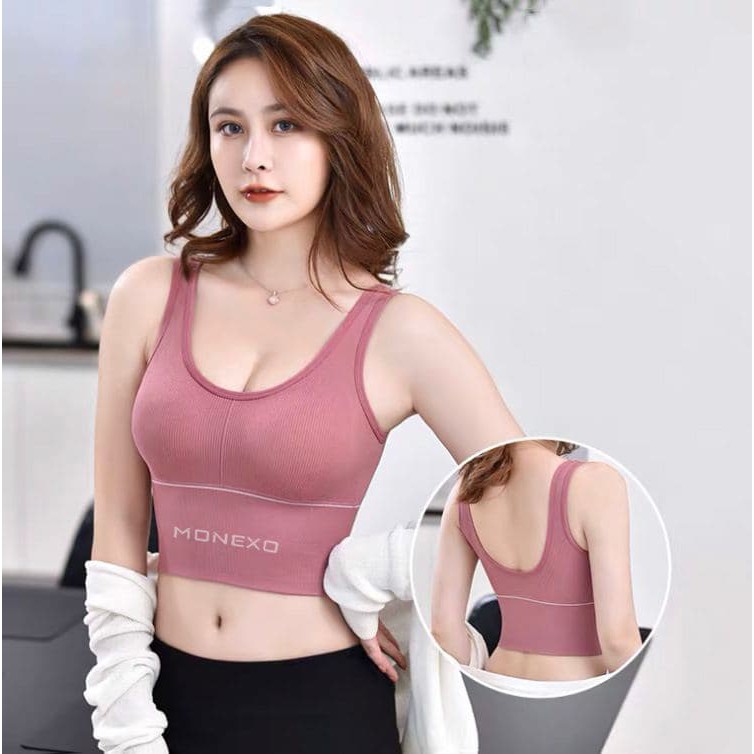 YAGOO -Bra Sport Bra Pakaian Wanita - Bh Tanpa Kawat Busa Push Up Import Murah Bra Olahraga-Bra24