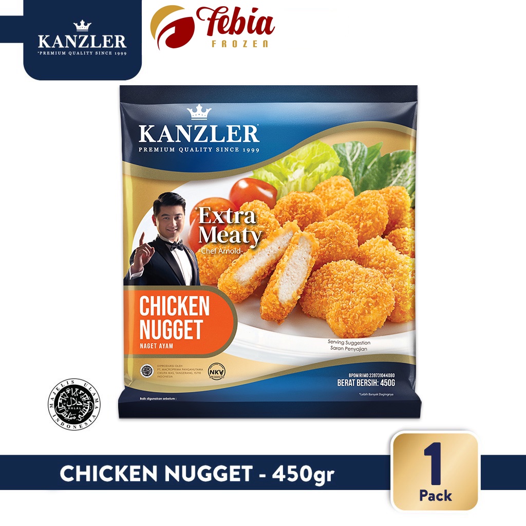 

KANZLER CHICKEN NUGGET ORIGINAL 450 GR