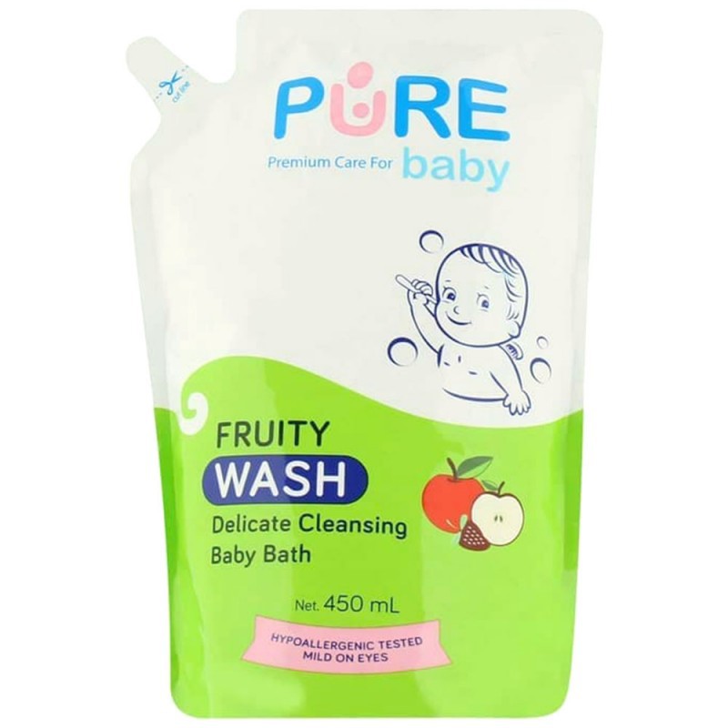 PURE BB WASH FRUITY REFILL 450ML