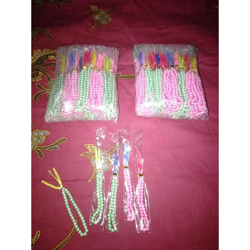 ECER 1 PC TASBIH MUTIARA 33 butir COCOK UNTUK SOUVENIR