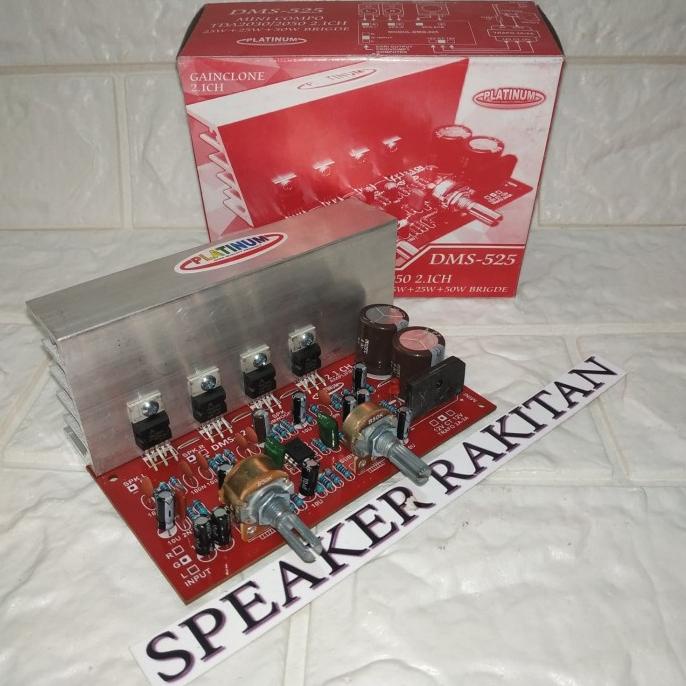 Kit mini compo TDA 2030/2050 HIFI stereo amplifier 2.1 Channel DMS-525 .