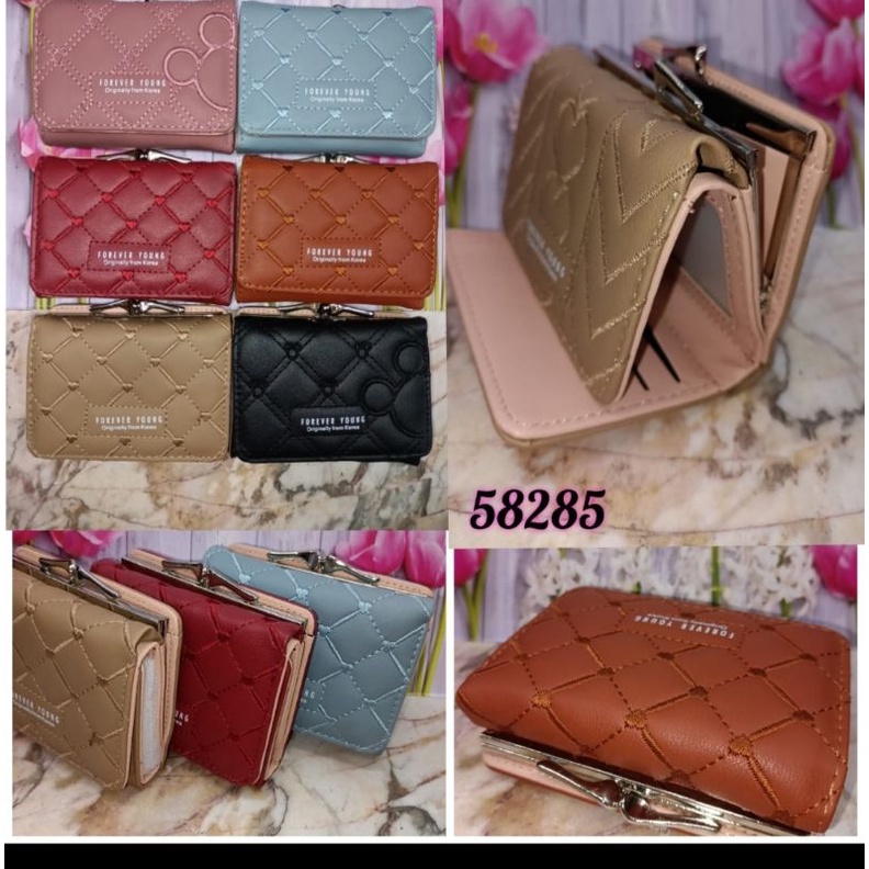 Dompet Wanita Korea Behel Import Lipat Tiga High Quality