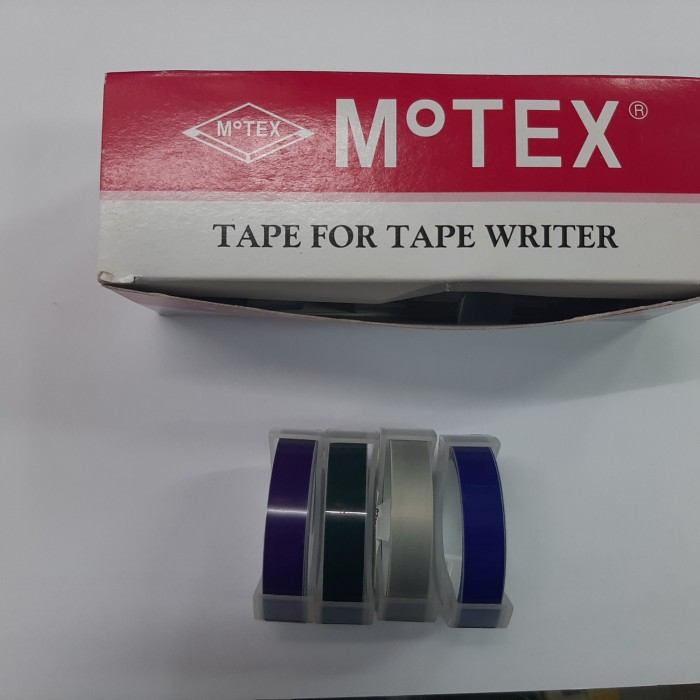 

A81Duya Label Emboss Dymo Motex - Biru As71S0D
