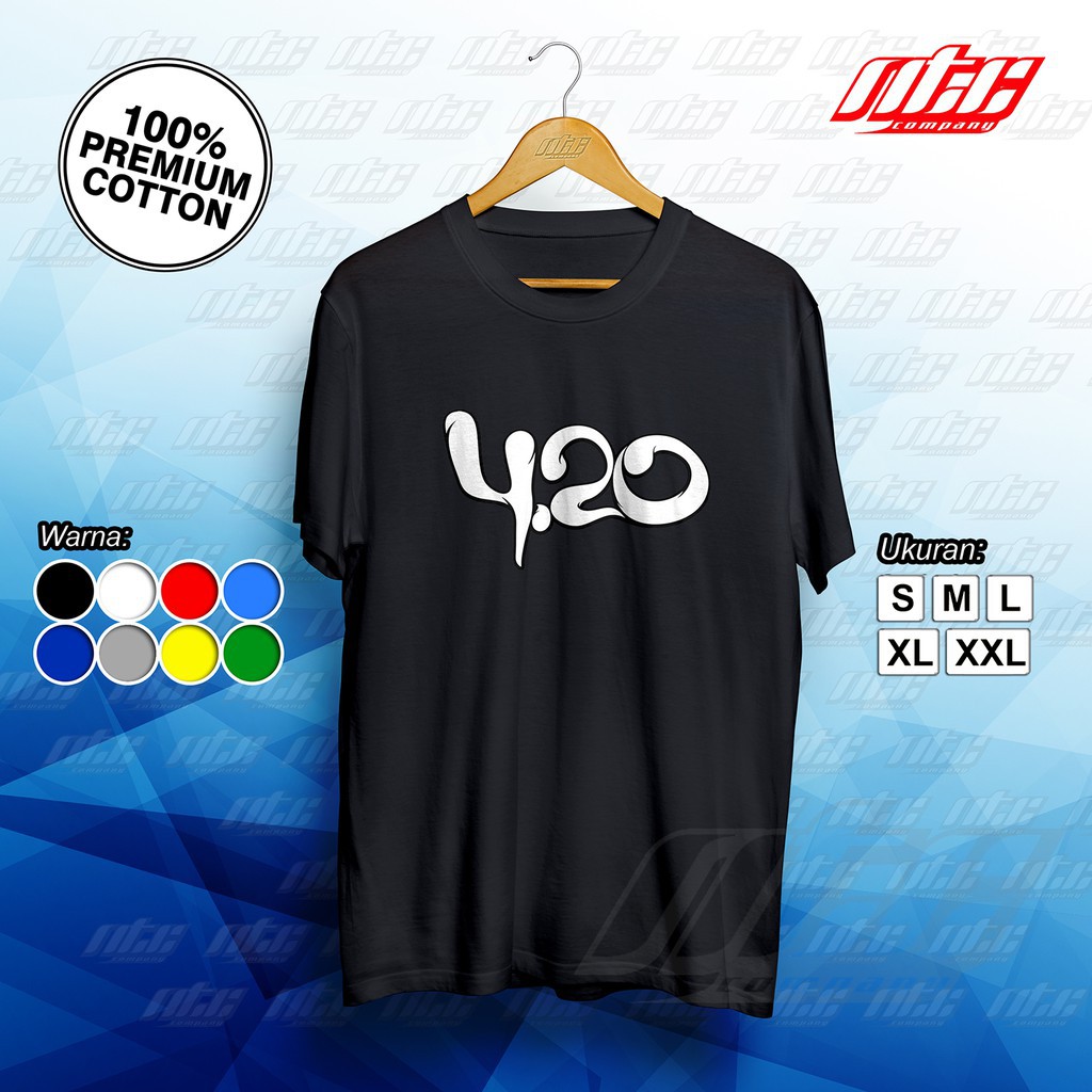 Kaos / T-shirt / Baju Fourtwnty 4.20 Original Terbaru   -MITRA