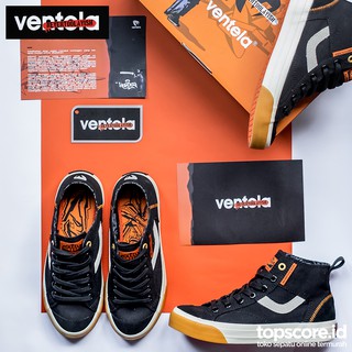 SEPATU CANVAS VENTELA X NEVERTOOLAVISH HIGH HARD 13 NOIR