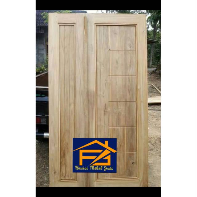 Pintu Utama model 2 pintu besar kecil