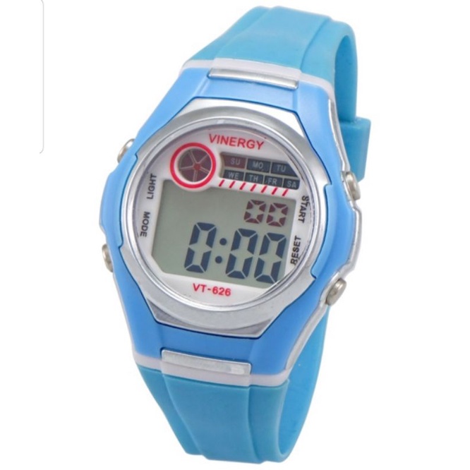 Jam Tangan Watch Vinergy Digital Sport AR VT 626 G Waterproof