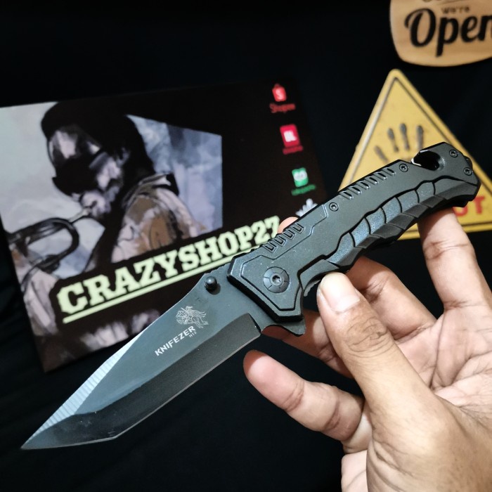 Pisau Lipat Survival Knifezer P99 / Pisau Lipat /Survival Kit