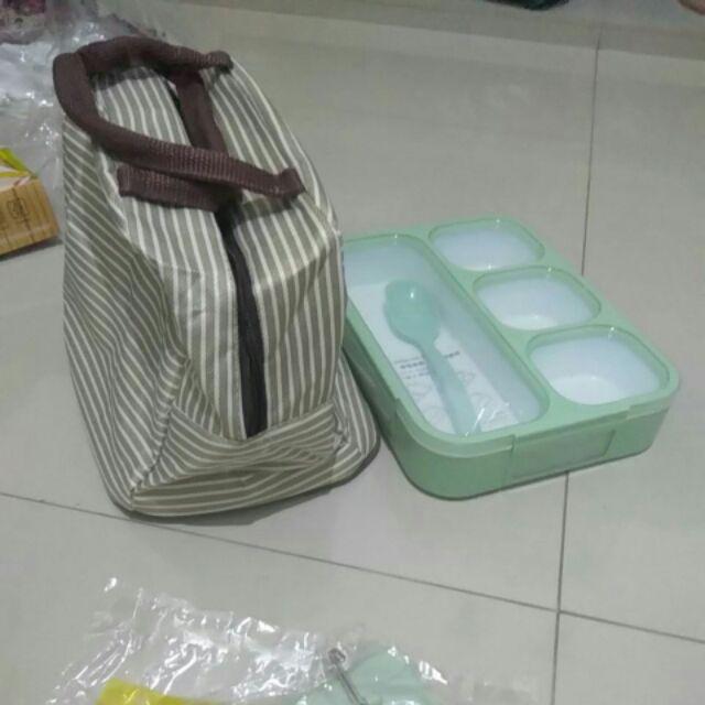 Lunch Box Yooyee 578 Kotak Bekal 4 Sekat Anti Tumpah