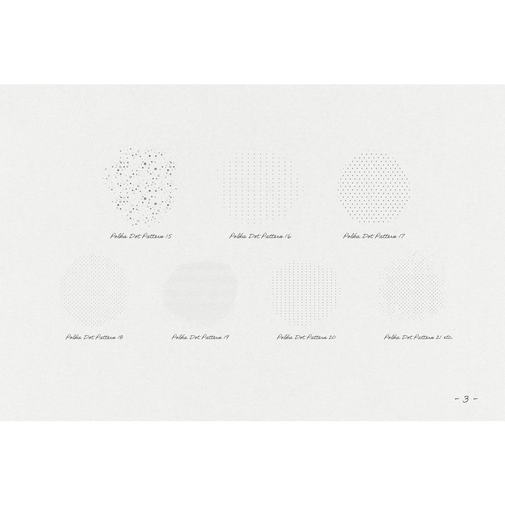Procreate Brush - Polka Dot Pattern Procreate Brushes
