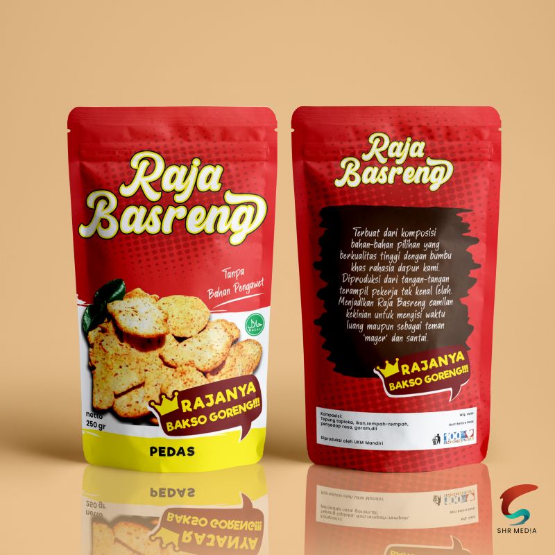 Kemasan standing pouch full print 14x23