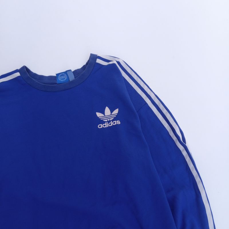 cn adidas 3foil stripe blue