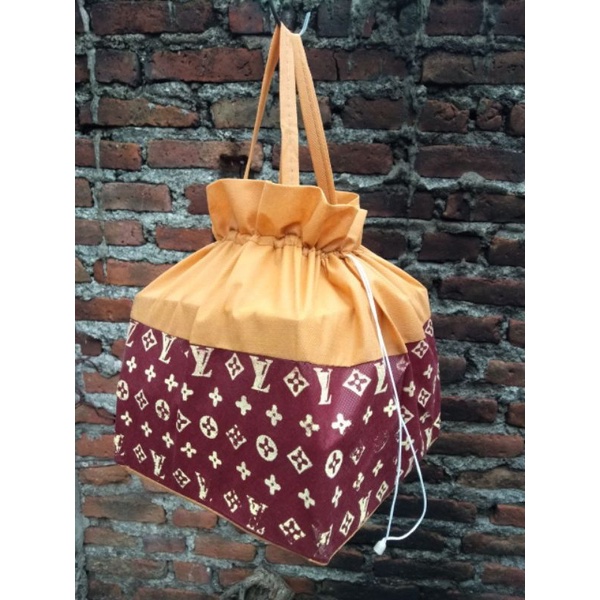 [1 LUSIN 12 PCS] Tas hajat kain, tas nasi, tas berkatan murah, tas hajat spunbond