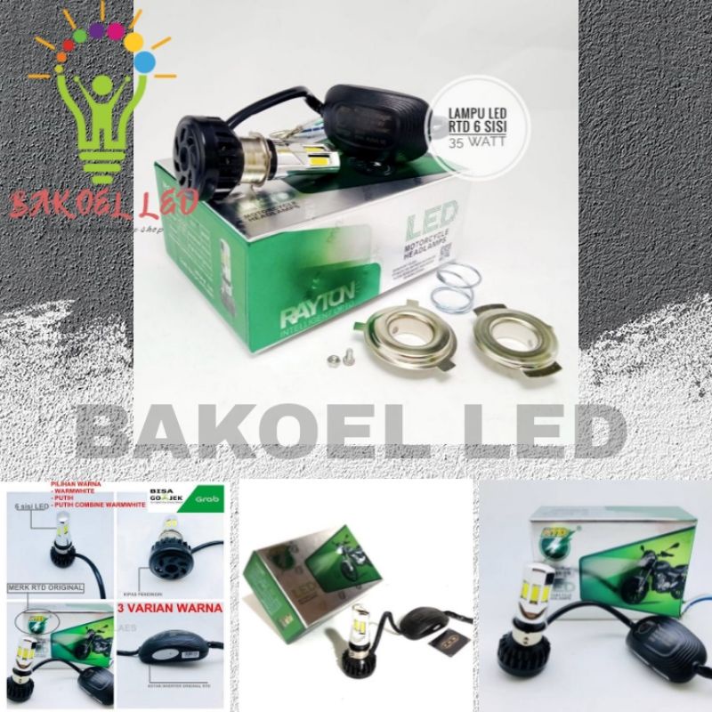 LAMPU LED DOP / LED BOHLAM / LED RTD 6 SISI