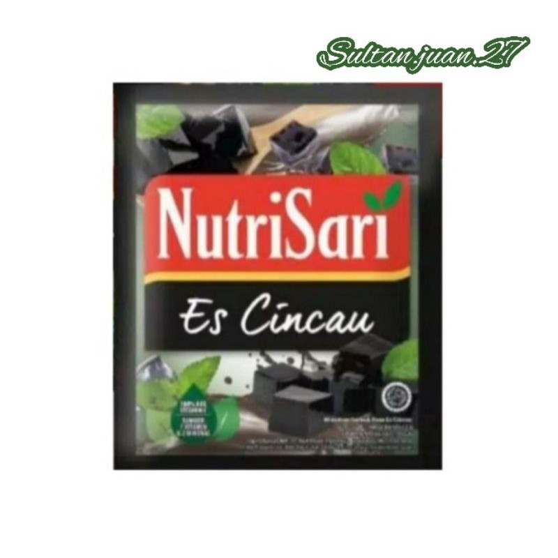 

Nutrisari rasa Es Cincau per renceng isi 12 sachet