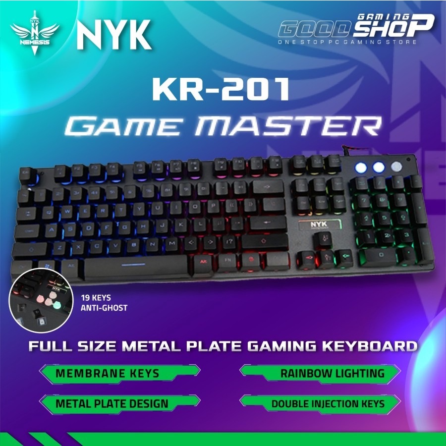 NYK Nemesis Keyboard Gaming KR-201 Game Master