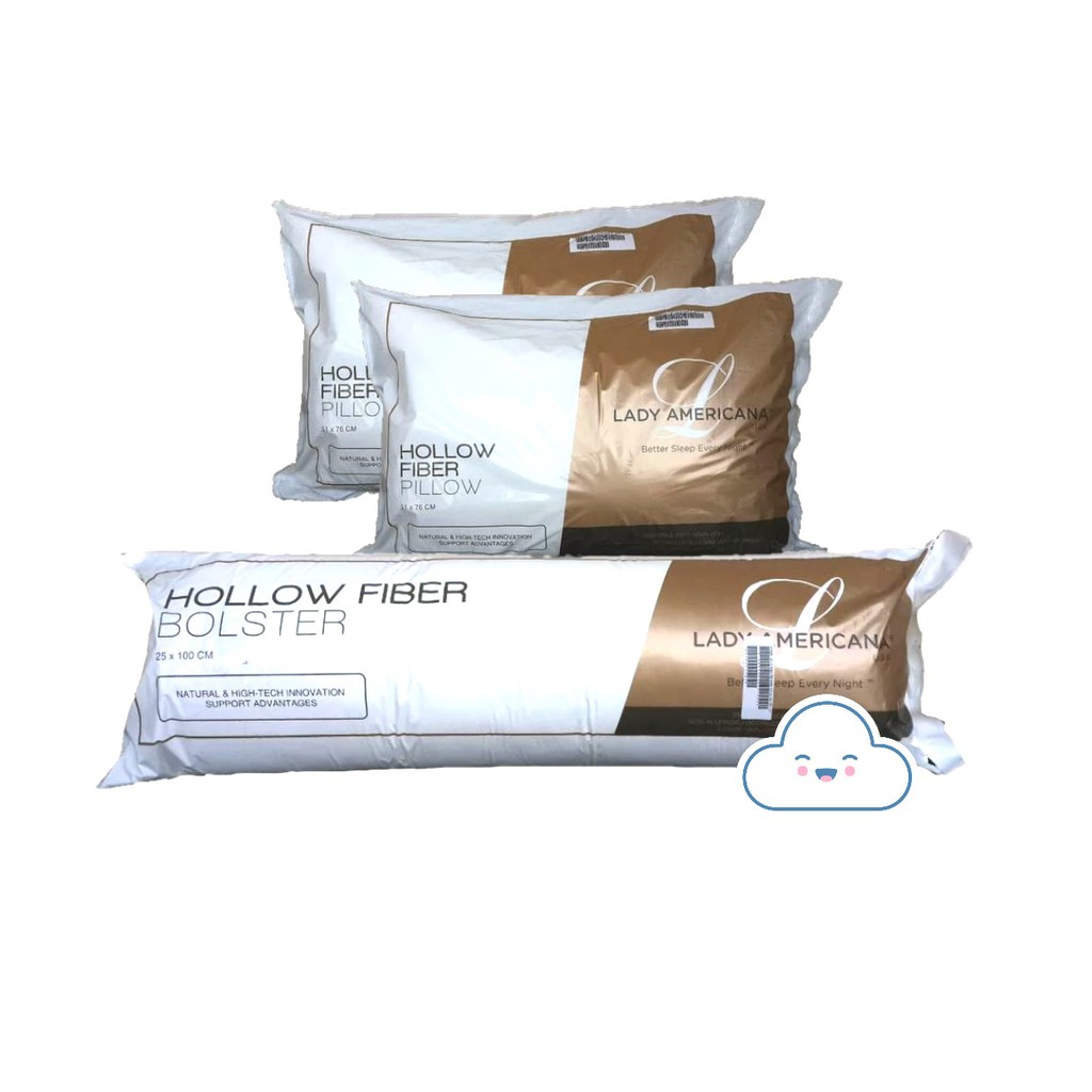 Bantal Guling Lady Americana Paket 2 Pillow 1 Bolster Shopee Indonesia