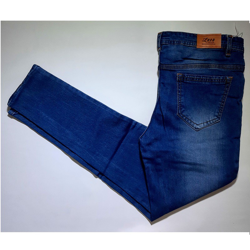 Celana panjang Jean wanita Highwaist Laser bahan Soft jeans Premium Melar L414 Woman 01