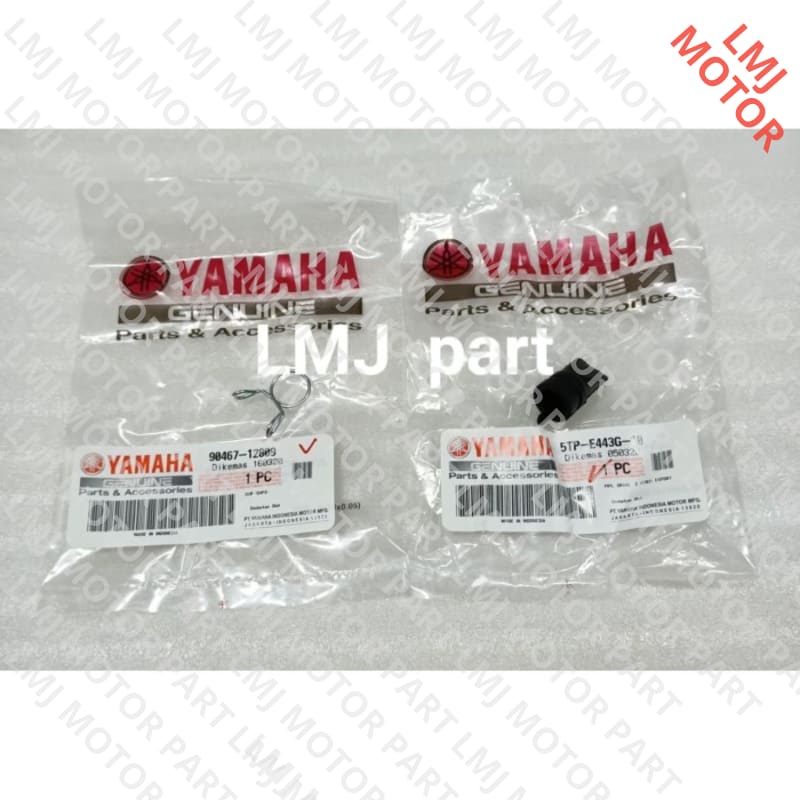 (100% ORI ) SELANG BUNTU HITAM DAN CLIP DI BOX TUTUP FILTER UDARA MIO 5TP-E443G-10 Bagus