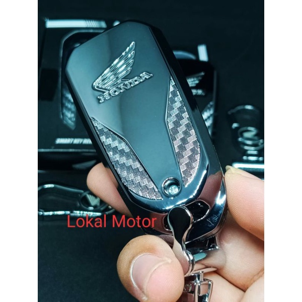 PREMIUM satu set gantungan kunci dan cover case remote keyless HONDA ADV 160 PCX 160 VARIO 160 limited