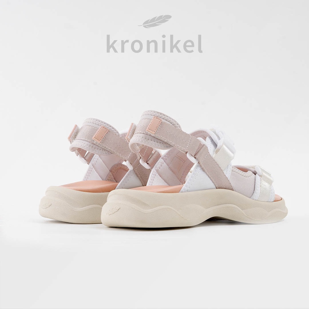 [PREMIUM LOKAL BRAND] KRONIKEL PROJECT // LEVI 2-in-1 Sandals - Cherry Blossom