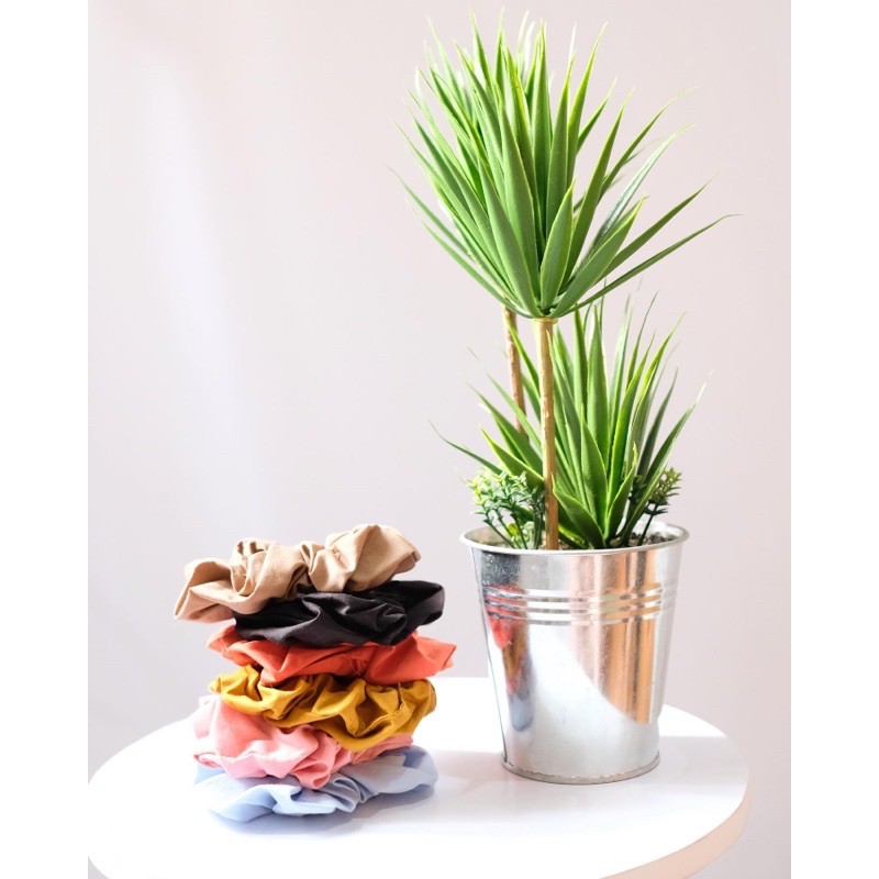 IKAT RAMBUT SCHRUNCIE TALI RAMBUT AKSESORIS RAMBUT IKAT RAMBUT KOREA IKET RAMBUT AKSESORIS KOREA-3