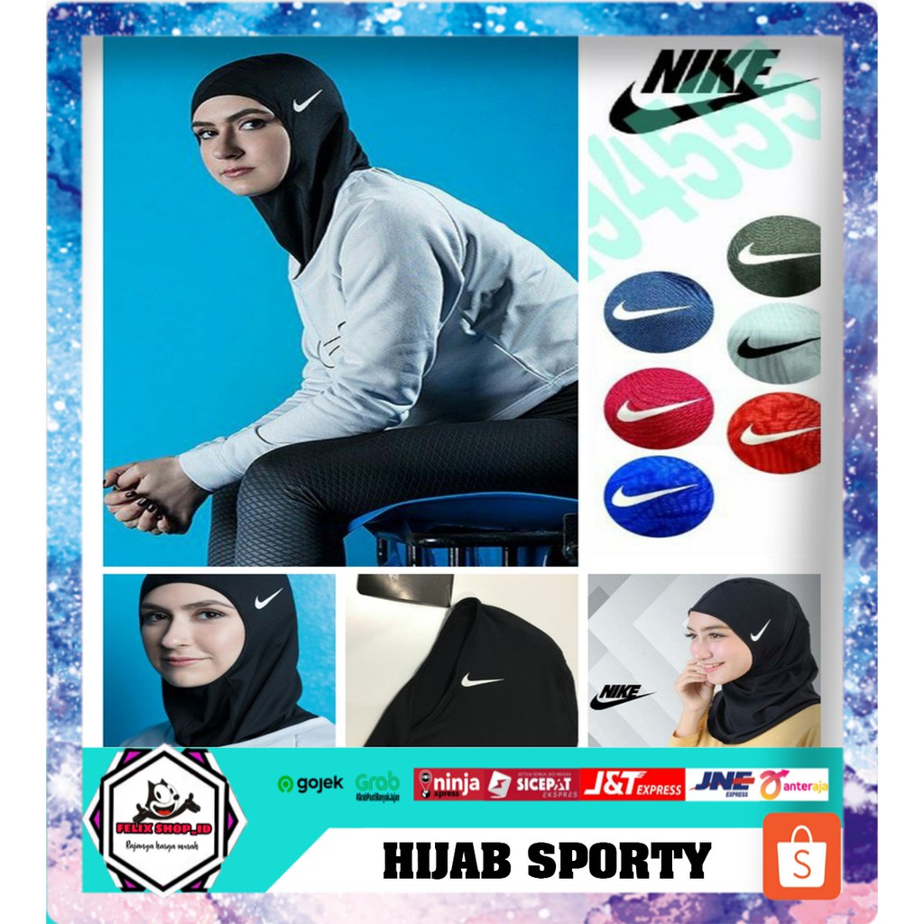 HIJAB SPORT - KERUDUNG OLAHRAGA - JILBAB OLAHRAGA -  HIJAB OLAHRAGA - JIBAB SPORT - JILBAB INSTAN