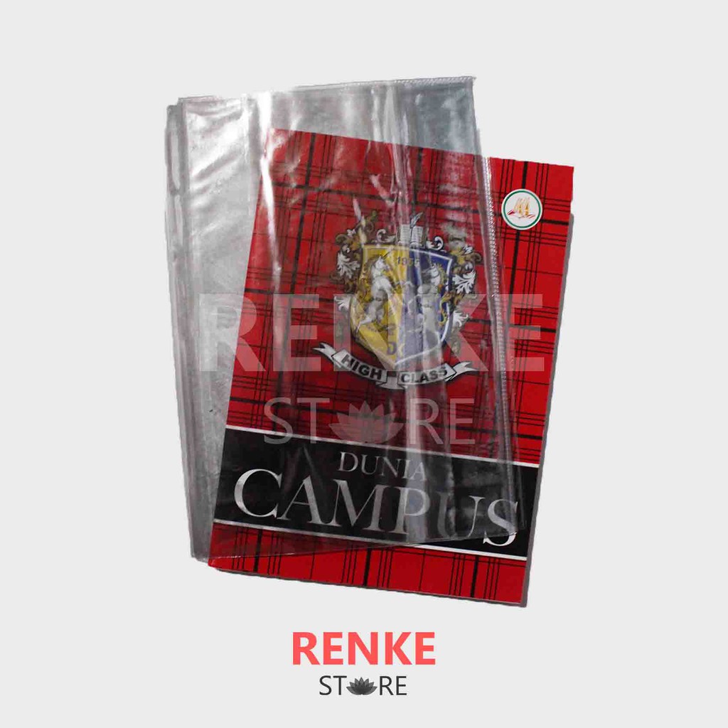 

Sampul Plastik Buku Kampus Boxy - 10 Lembar