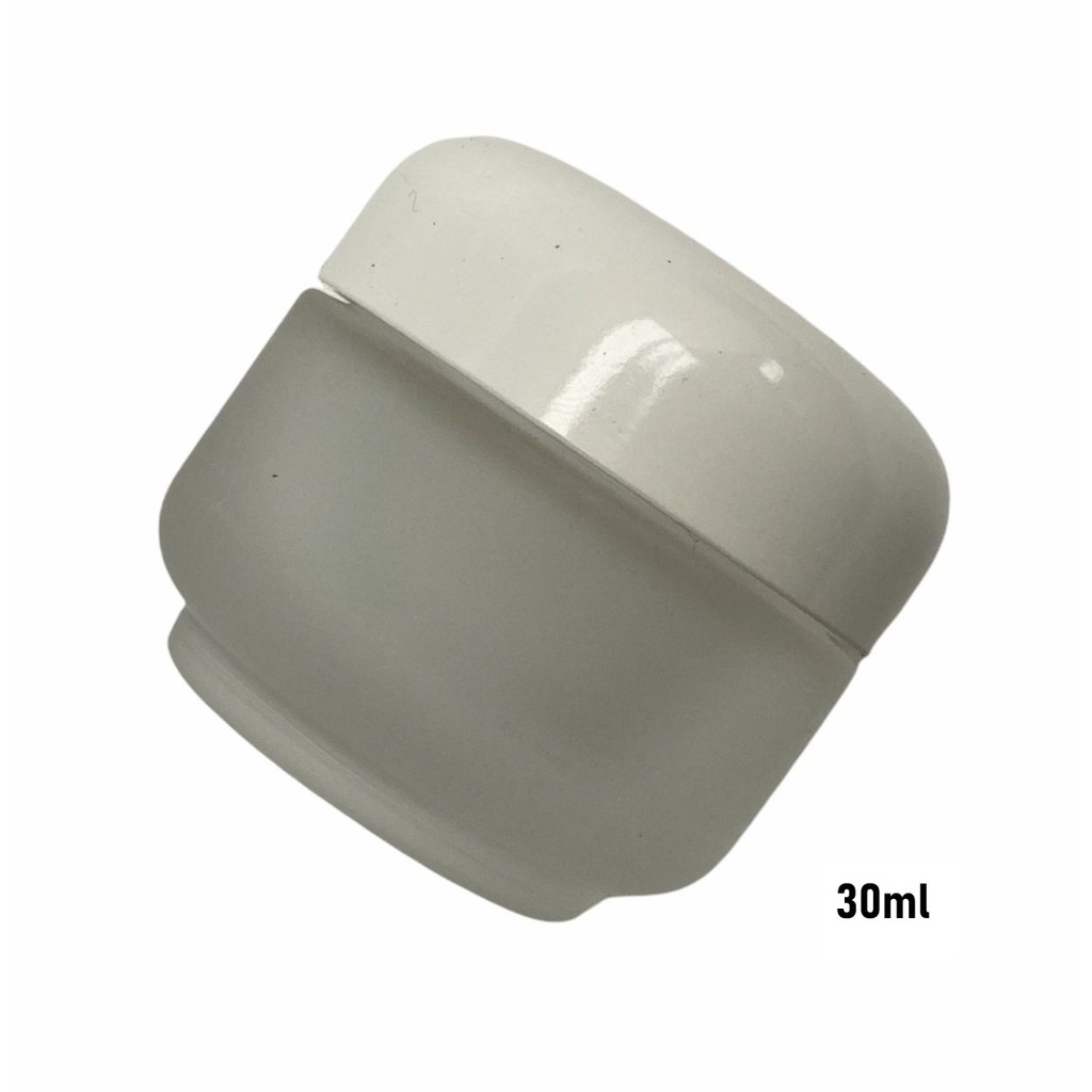 Pot Kaca Kosmetik 30ml Kaca Bening