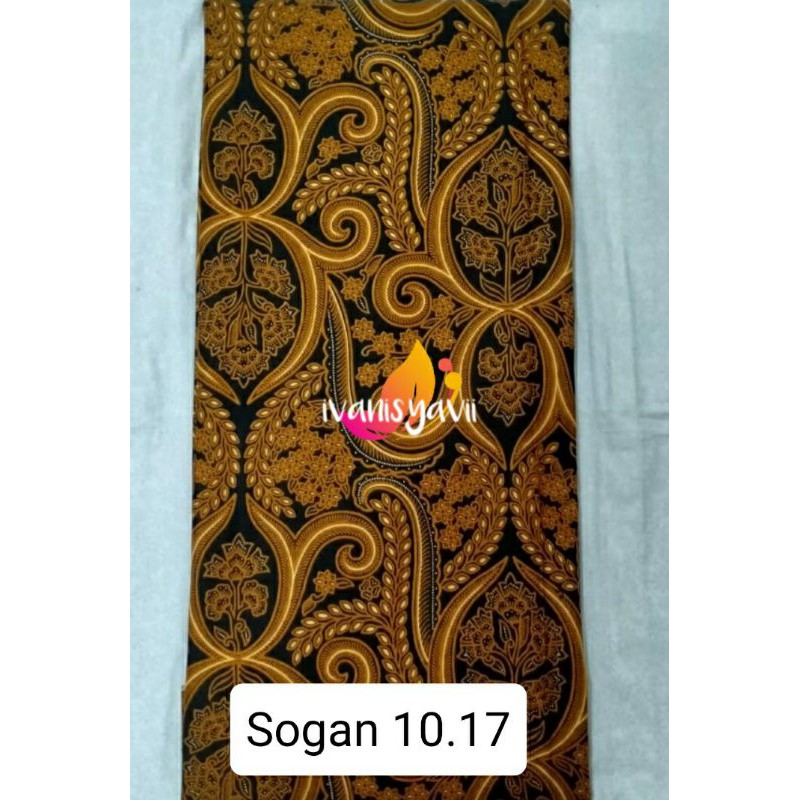 Jarik Cewek/ Cowok Warna Sogan, MOTIF LENGKAP