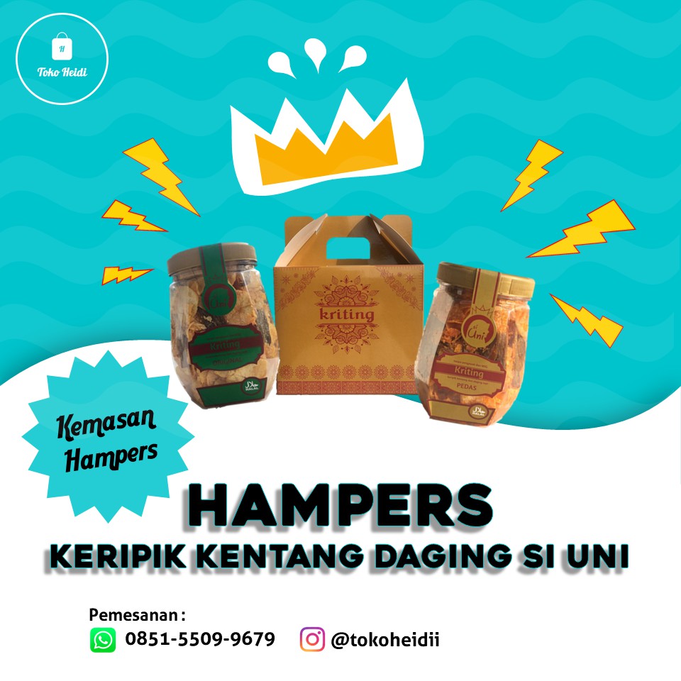 

Hampers Keripik Kentang Daging Si Uni